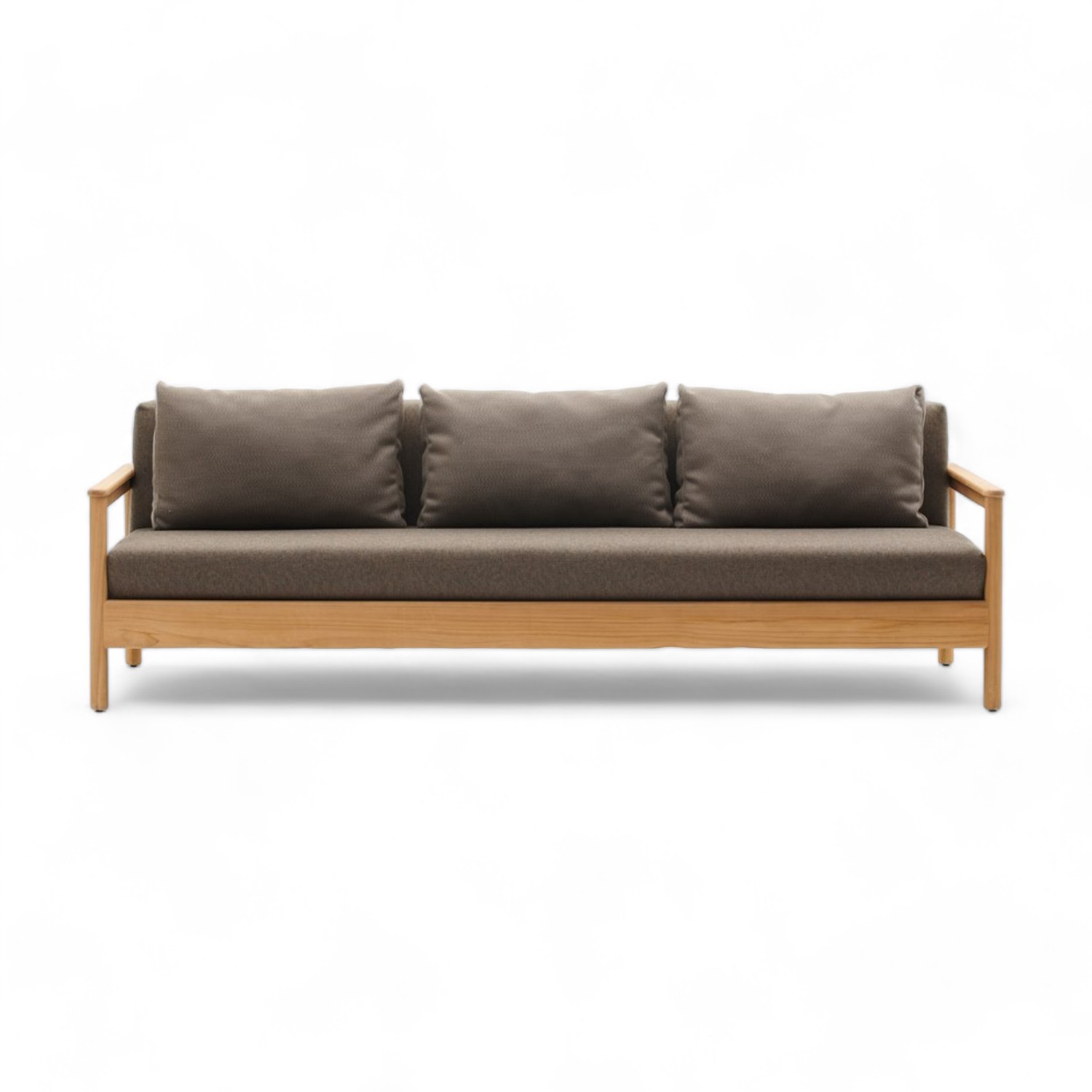 Elegant Luxurious Teak Wooden Couch Set for Dwelling Room - Comfy Seating for Residence and Lodge Foyer