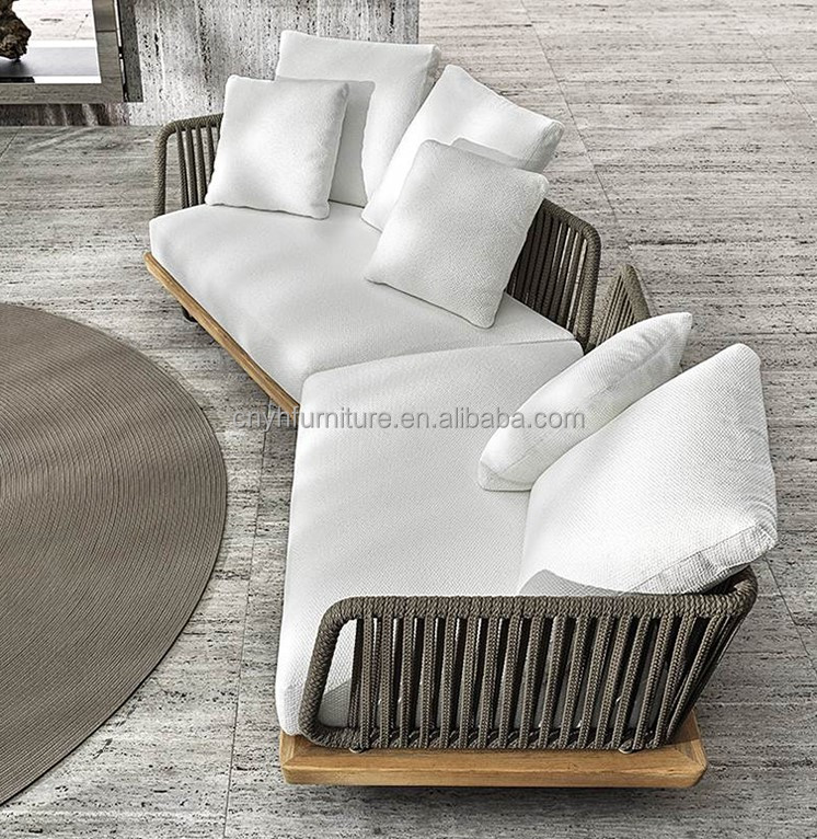 Luxurious Plus-Dimension Out of doors Wood Couch Lounge Units for Backyard Furnishings